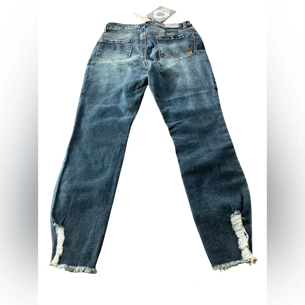 Indigo Rein High Rise Curvy Fit Narrow Leg Above Ankle Junior Blue Jean NWT 9/28
